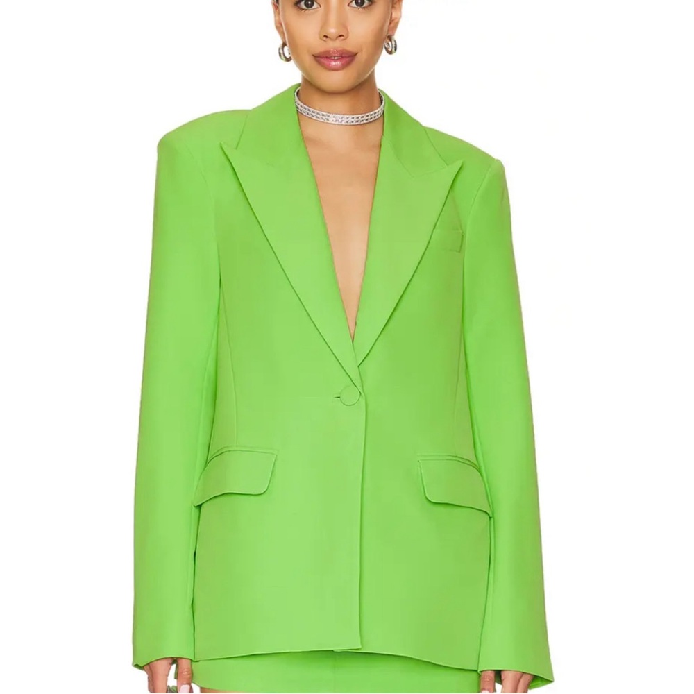 Camila Coelho Lime Green Blazer from Revolve